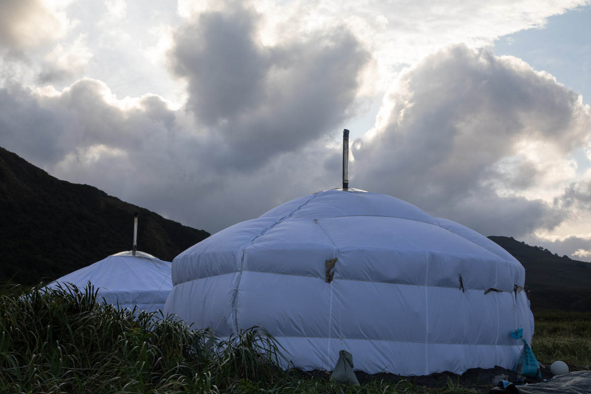 This time the participants of the expedition lived in yurts instead of tents. Photo: Vera Kostamo