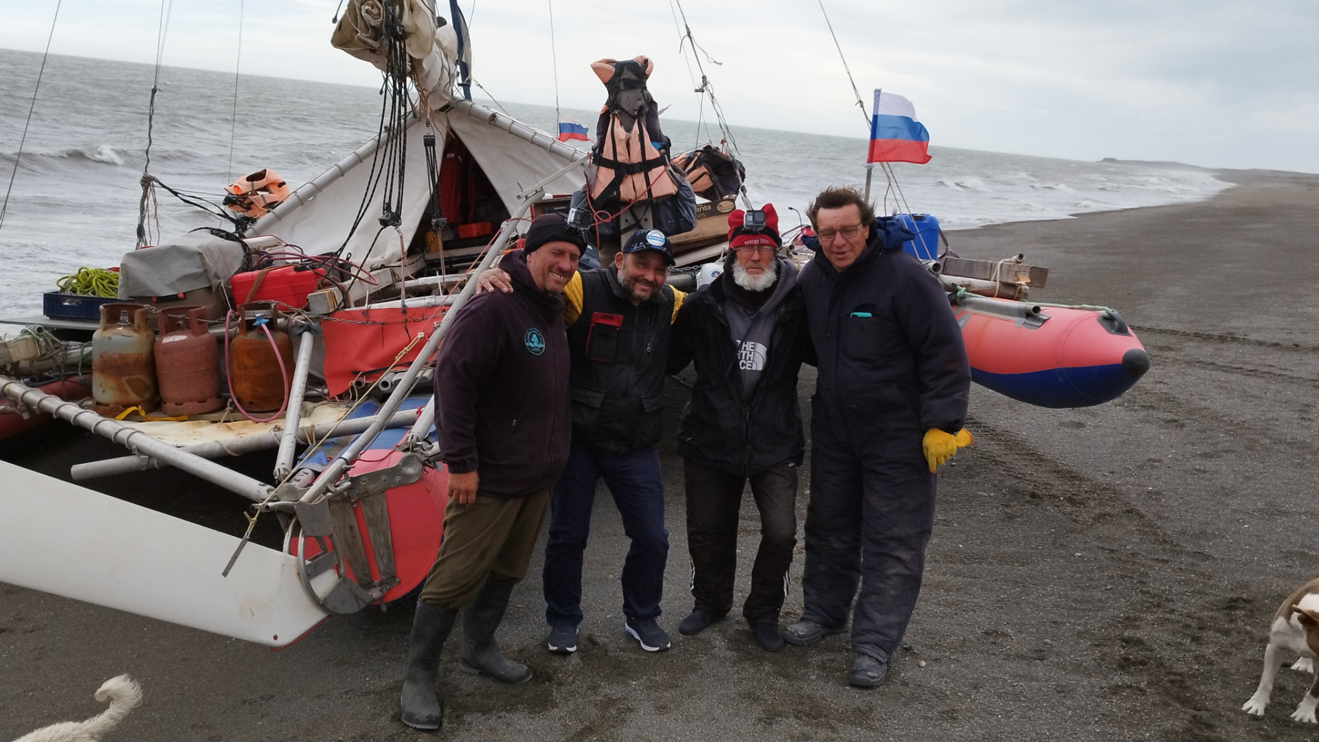 Перед выходом в море в Рио-Гранде. Фото участников экспедиции