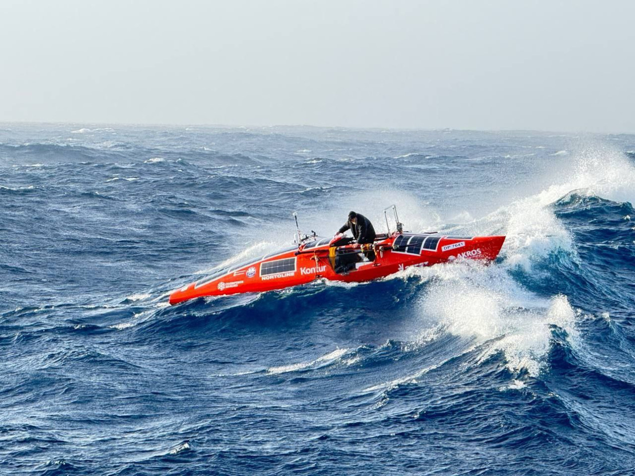 This time Fedor Konyukhov crossed the Atlantic in the harshest corridor of the 