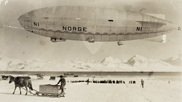 Дирижабль "Норвегия", готовый к полёту на Северный полюс. Фото: https://en.wikipedia.org