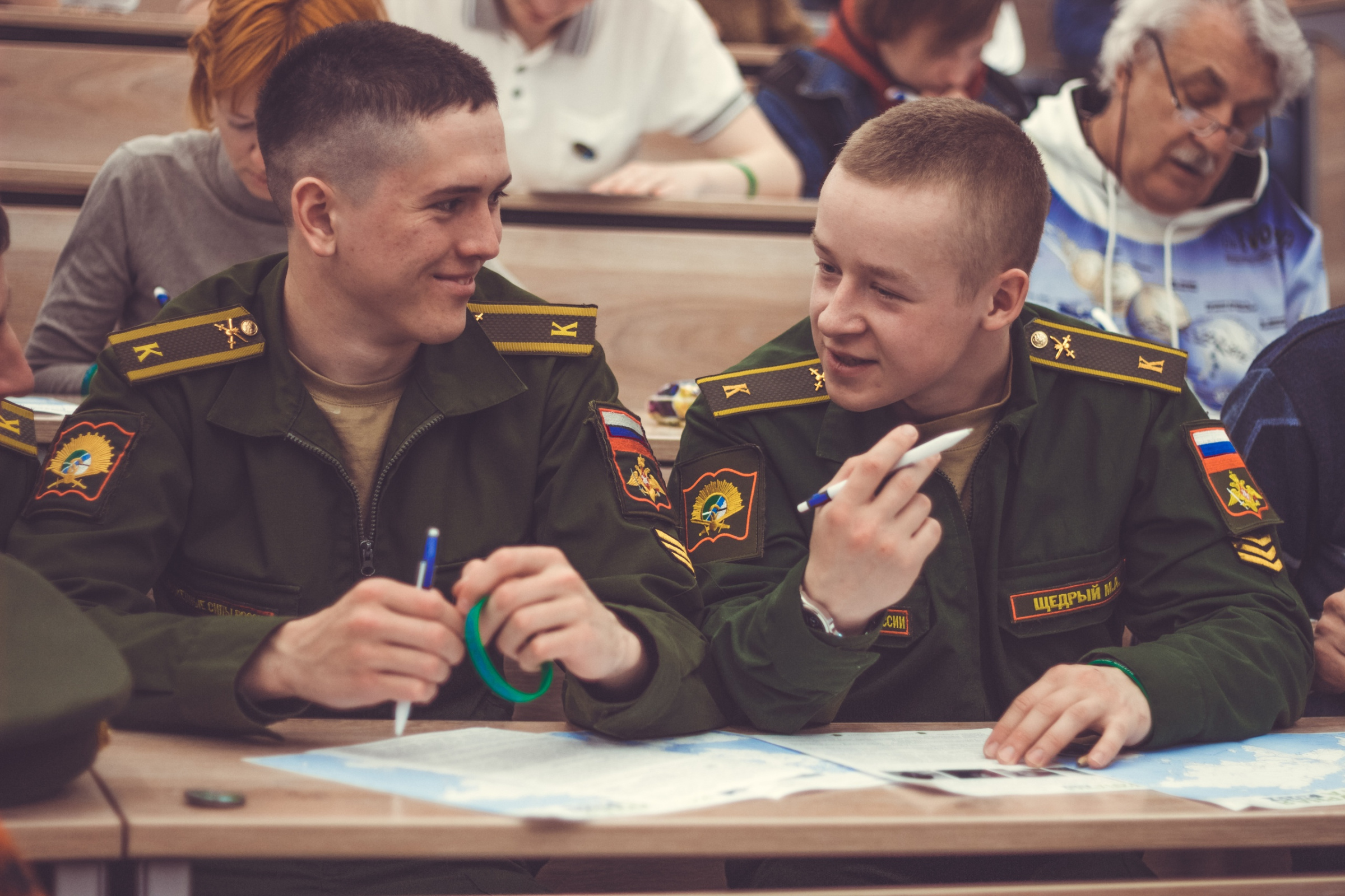 Участники географической контрольной. Фото К. Пахомовой