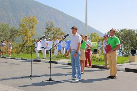 The head of the profile sessions of the Russian Geographical Society, the chairman of the Krasnodar regional branch of the Society Ivan Chaika. The photo is provided by the Krasnodar regional branch of the Russian Geographical Society