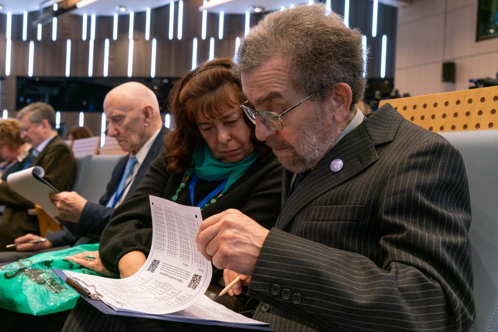 Географический диктант 2024 года. Фото: Анна Юргенсон / пресс-служба РГО