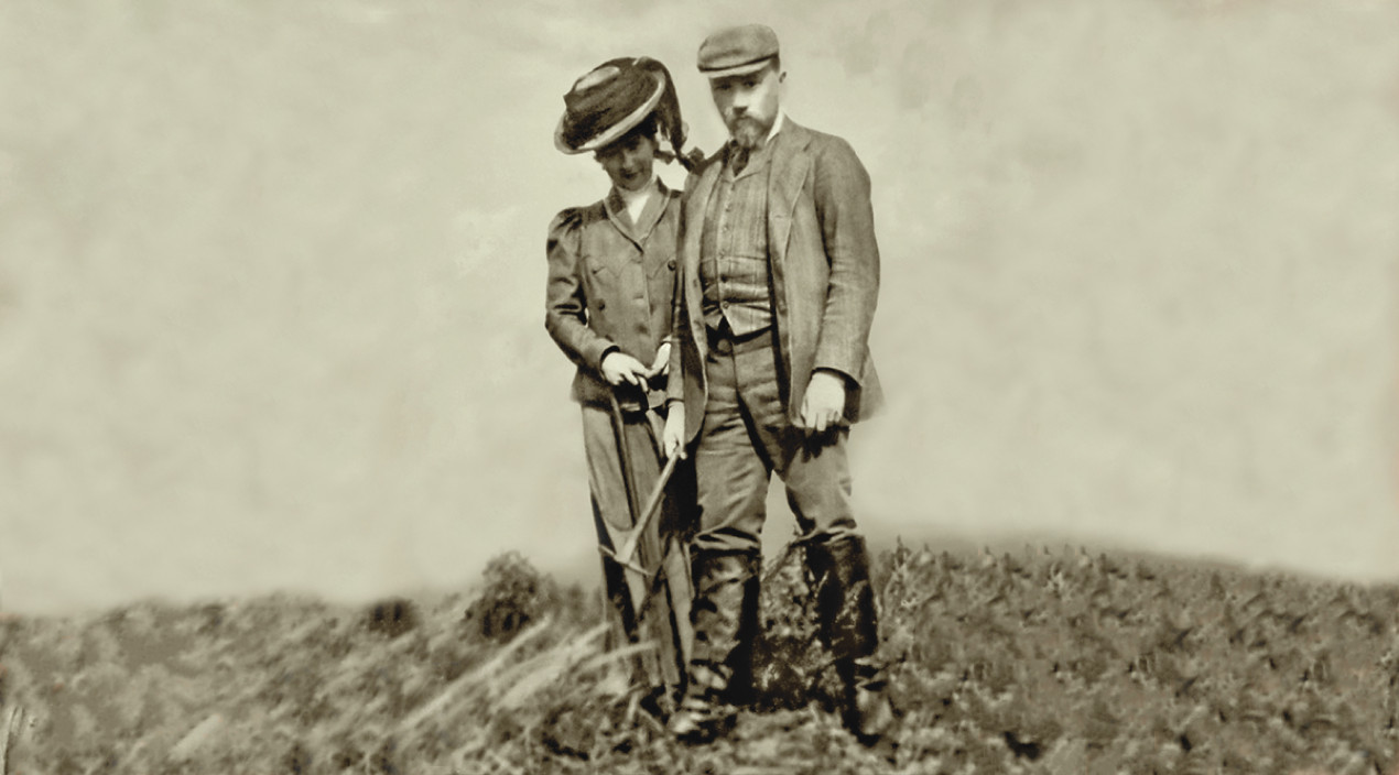 Николай и Елена Рерихи во время археологических изысканий. Фото: Государственный музей Востока