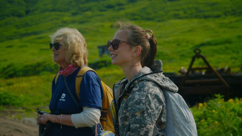 Expedition to Simushir in 2023. Photo: Ekaterina Manuilova's personal archive