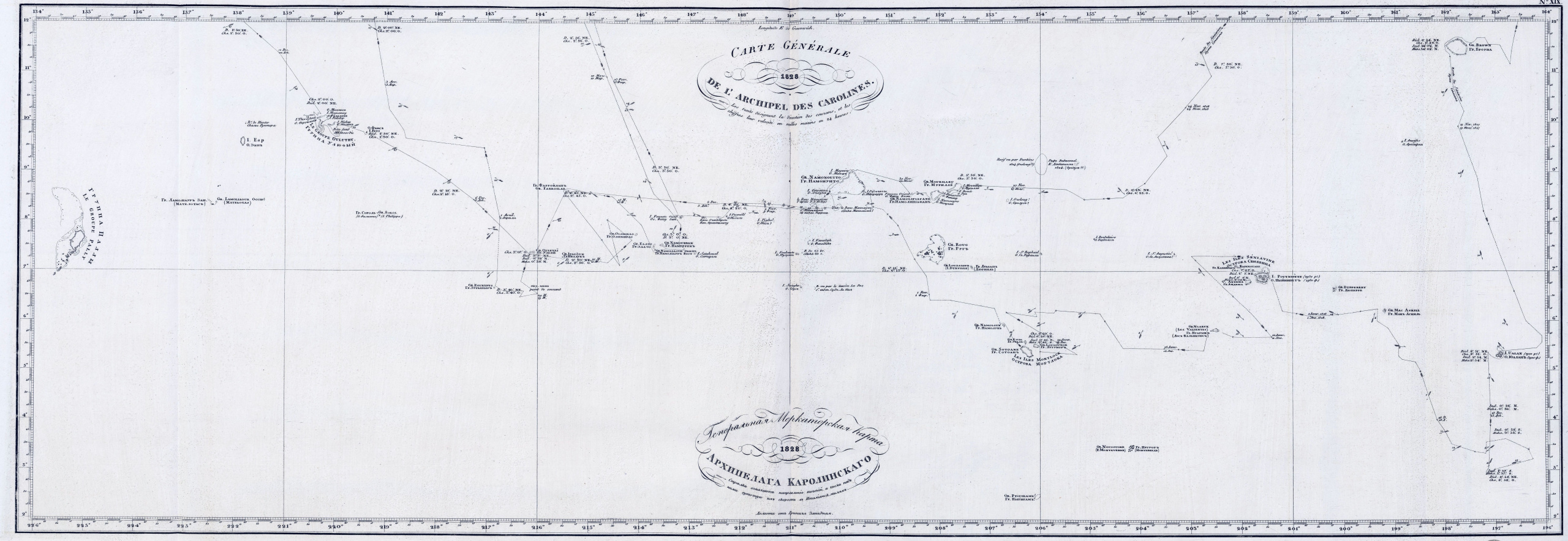 Карта Каролинских островов. Геопортал РГО