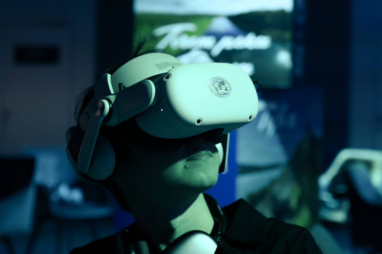 The VR cinema of the RGS is traditionally very popular. Photo: Anna Yurgenson/RGS press service