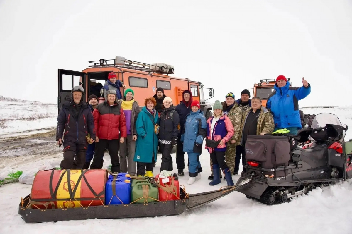 Members of the expedition. Photo: Maksim Zverev / Krasnoyarsk Regional Branch of the RGS