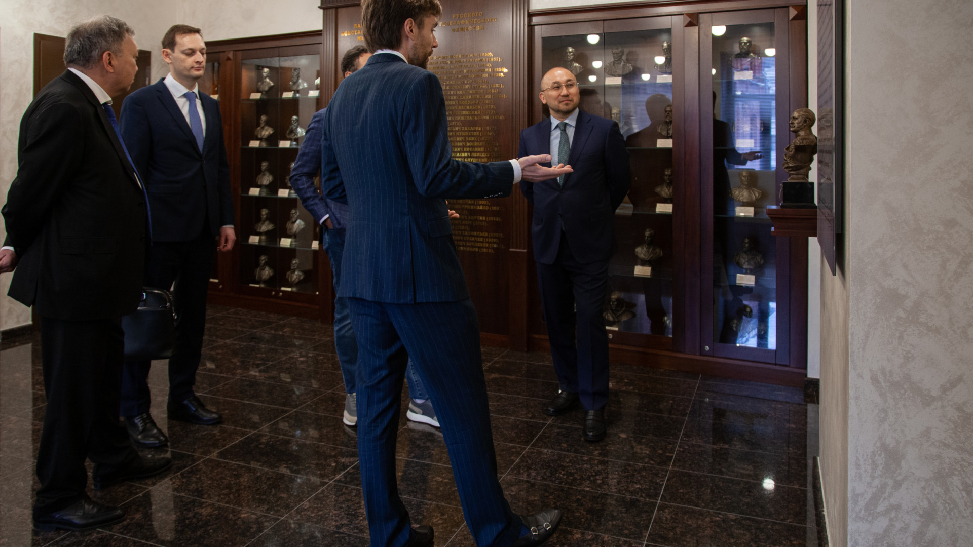 A tour of the RGS Headquarters. Photo: RGS press service