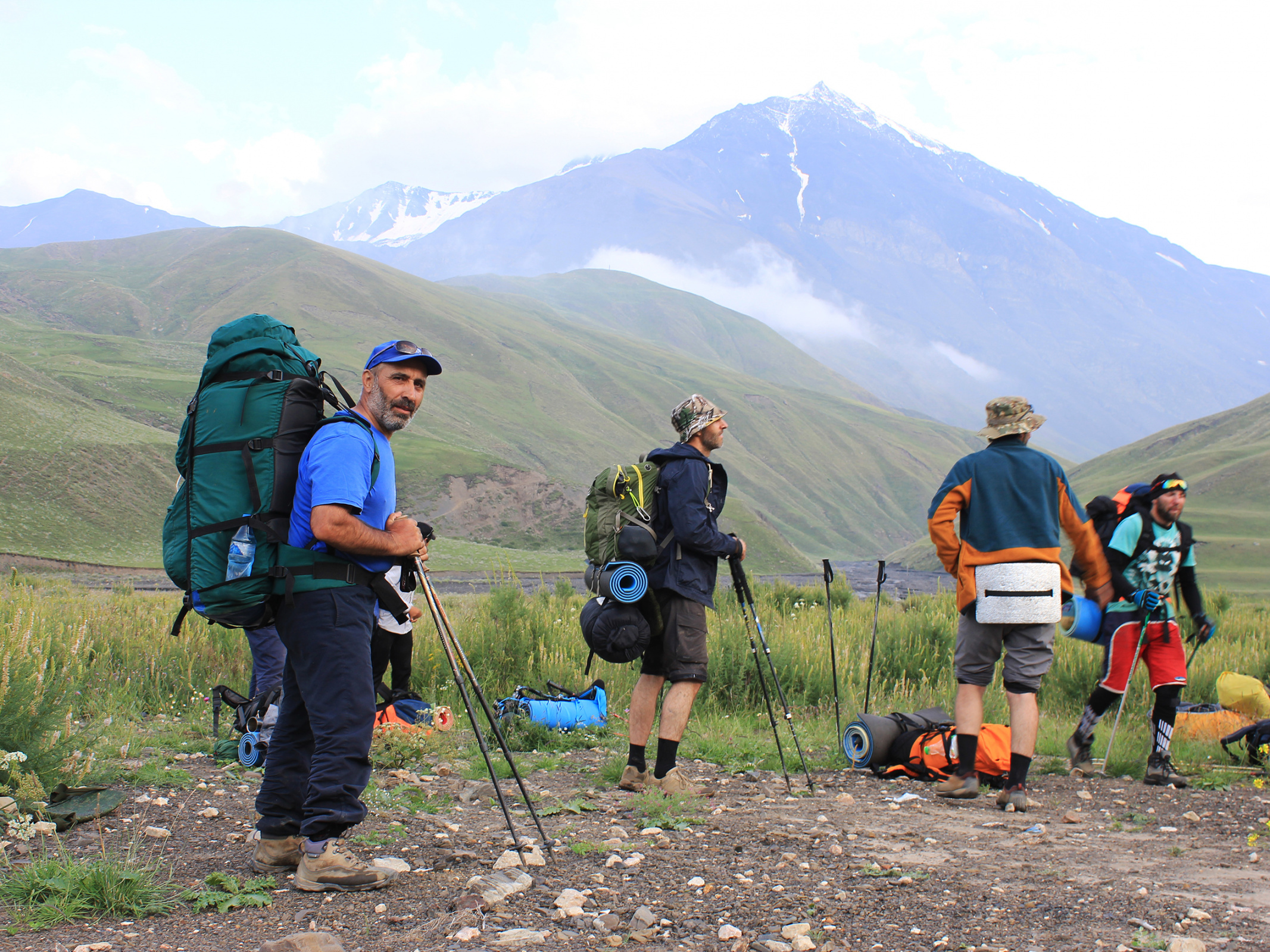 К покорению 4-тысячника – вершины Базардюзю – готовы! Фото предоставлено Дагестанским отделением РГО.