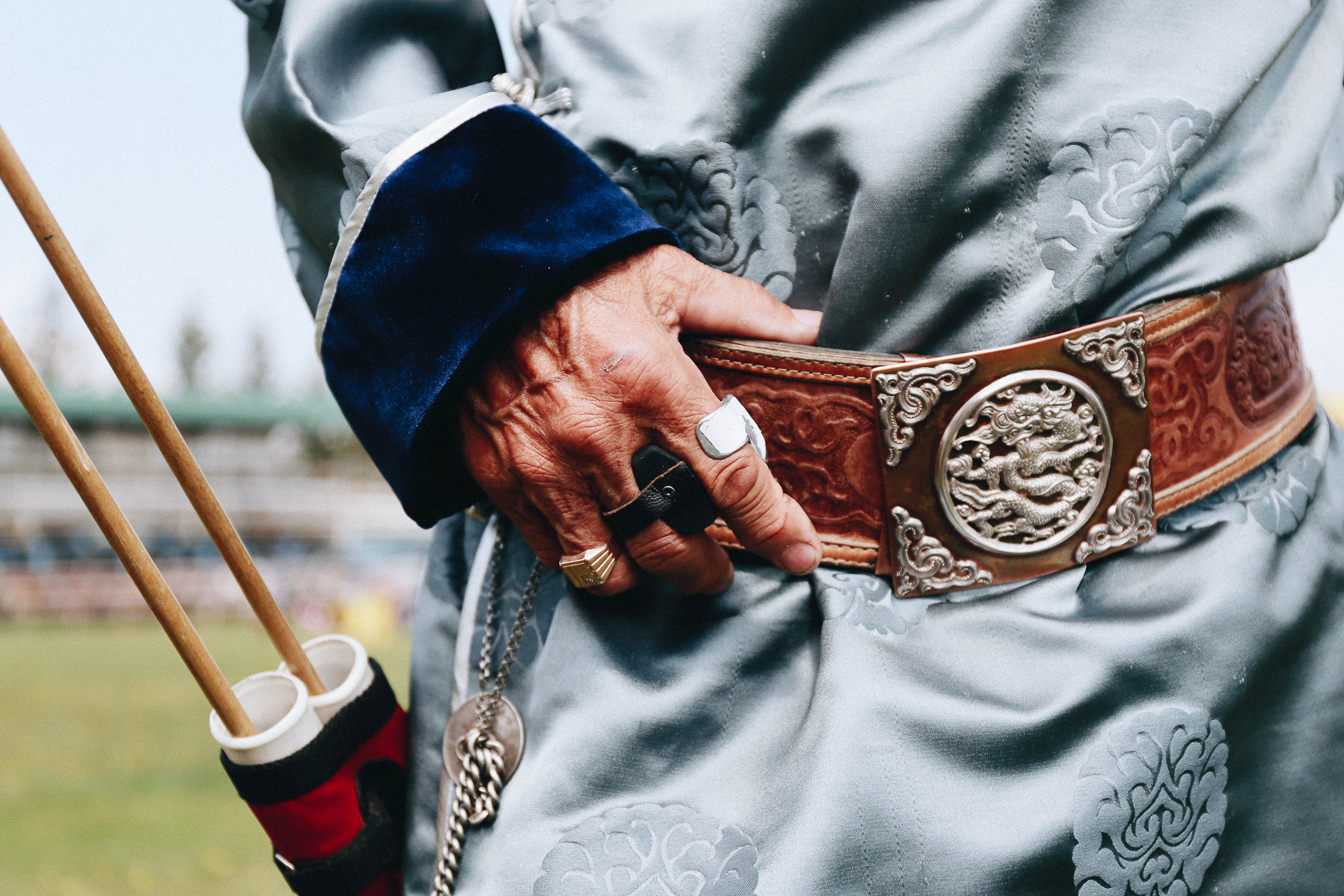 Традиционное облачение мастера по стрельбе из лука. Фото: Наталья Майборода