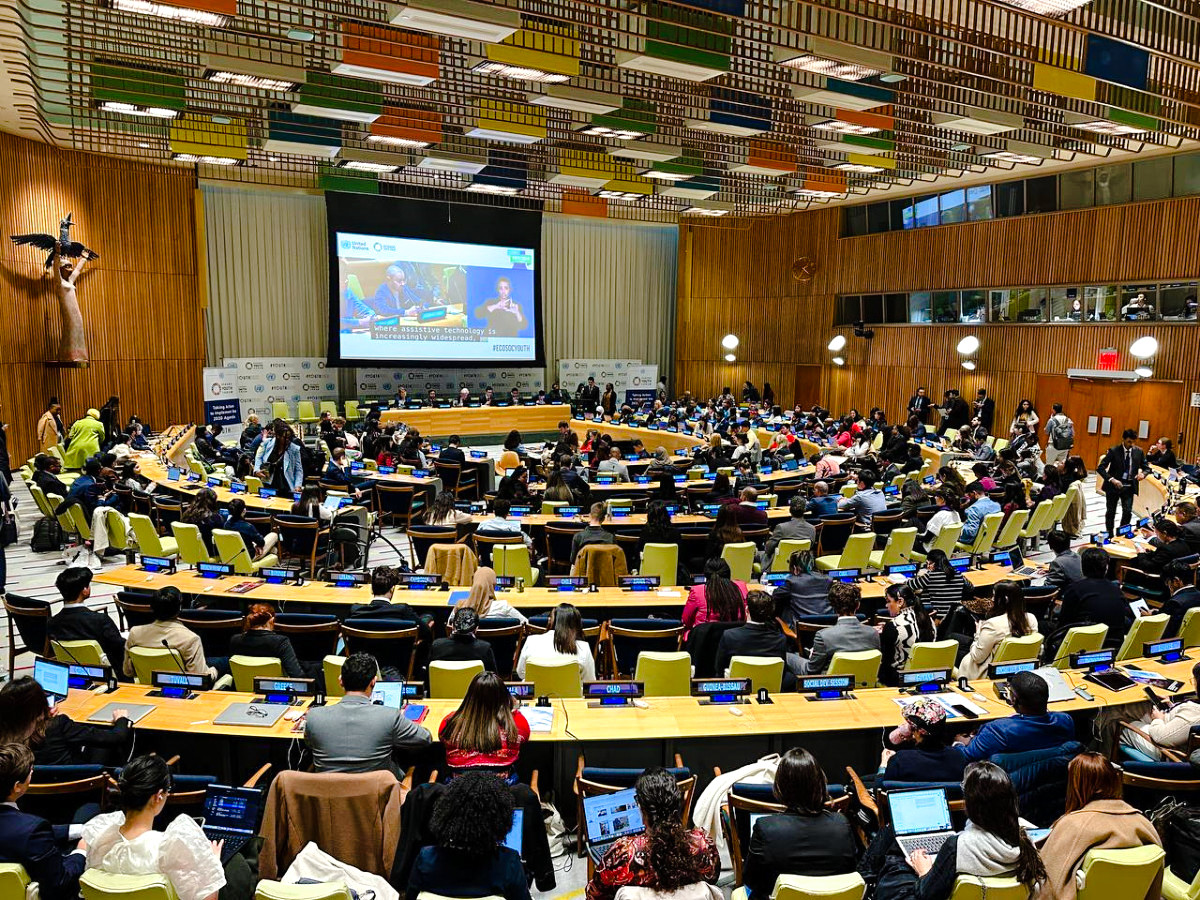 The Youth Forum of the United Nations Economic and Social Council. Photo: Yana Fedosova