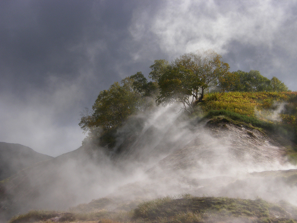 Окутанный дымкой. Фото: Volcano.travel
