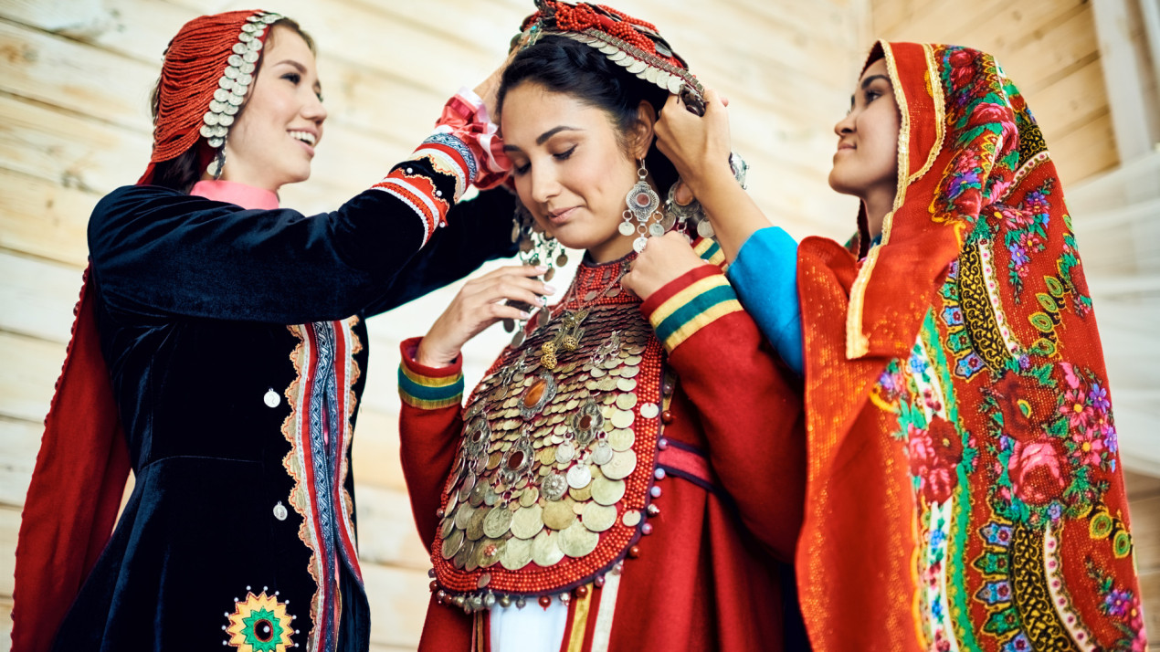 The work presented at the exhibition of the RGS "Multinational Russia" in Vienna. Photo: Gulnaz Makiyeva, participant of the photo contest "The Most Beautiful Country"