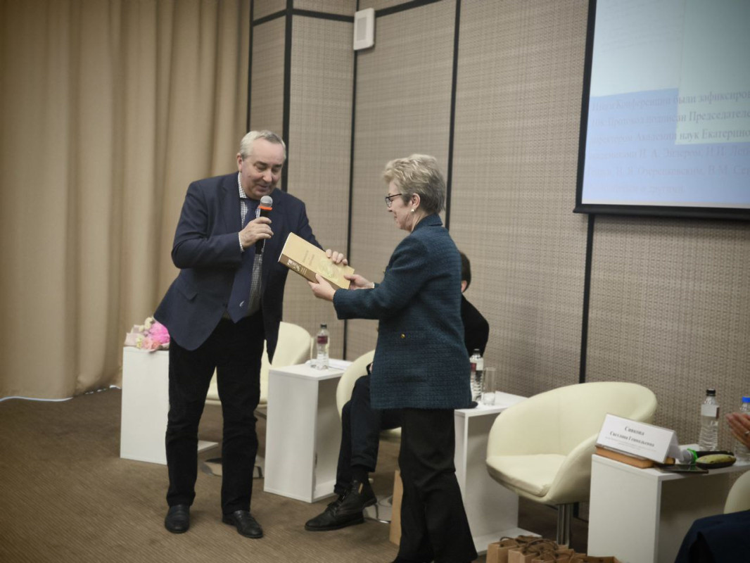 Sergey Dobrolyubov at the presentation of