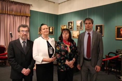 Alexander Semyonov-Tyan-Shansky, Maria Matveeva, Elena Semenova-Tyan-Shanskaya, Vladimir Semyonov-Tyan-Shansky. Photo by Tatyana Nikolaeva