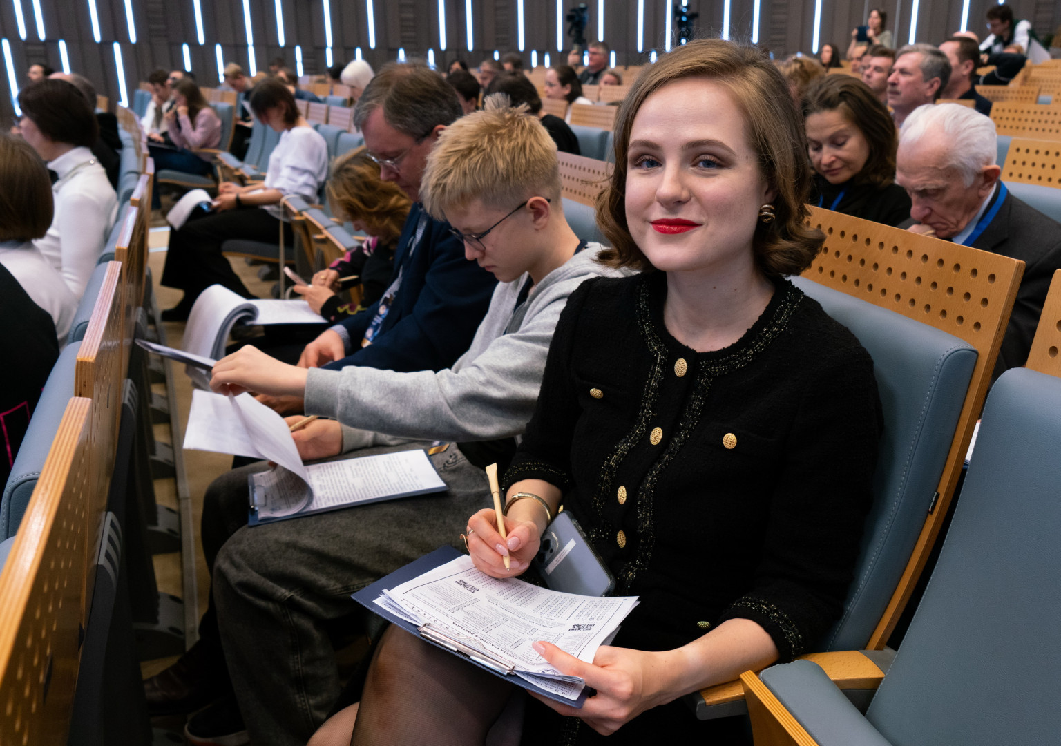 Географический диктант 2024 года. Фото: Анна Юргенсон / пресс-служба РГО