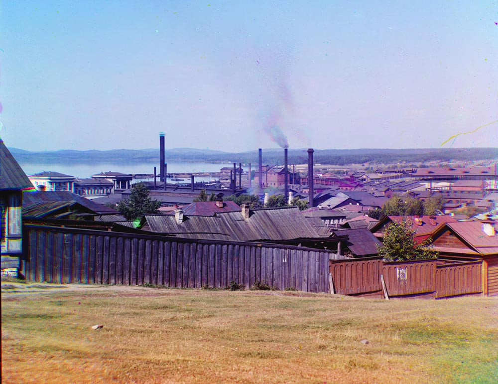 Вид на Верх-Исетский завод, 1910 год. Фото: http://www.1723.ru/photo/ekaterinburg

