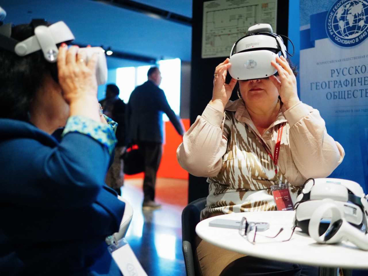  VR-кинотеатр РГО на XVII Ассамблее Русского мира. Фото предоставлено организаторами