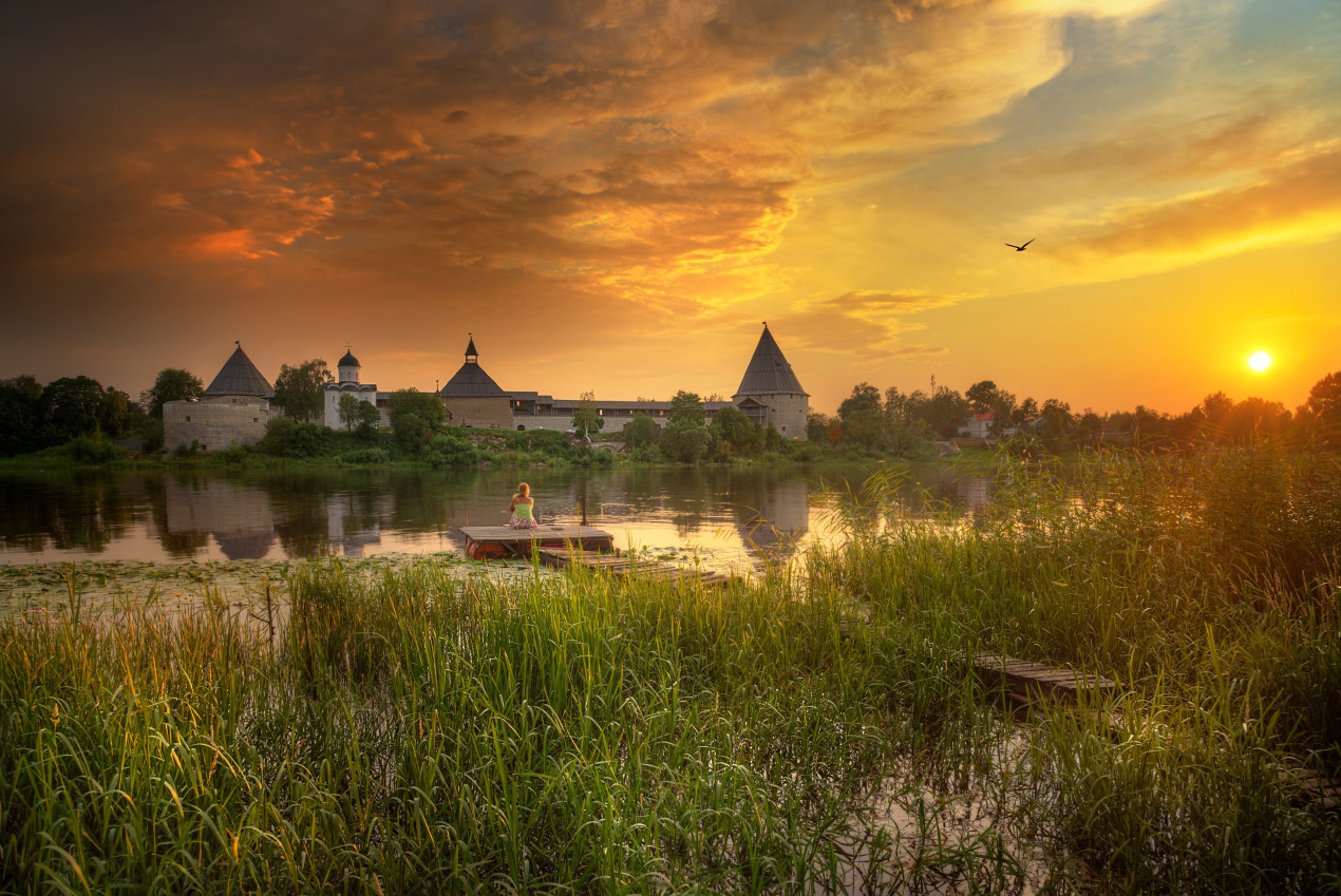 Evening on Volkhov. Photo: Eduard Gordeev