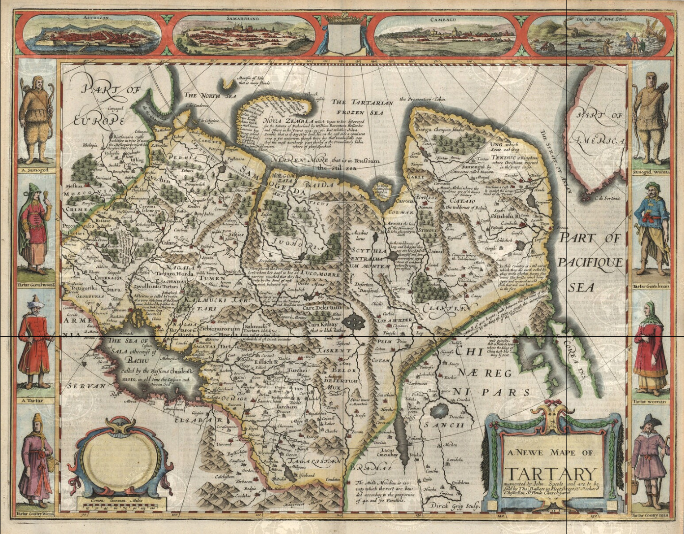 A Newe Mape of Tartary, 1640. Геопортал РГО, https://geoportal.rgo.ru/record/1195