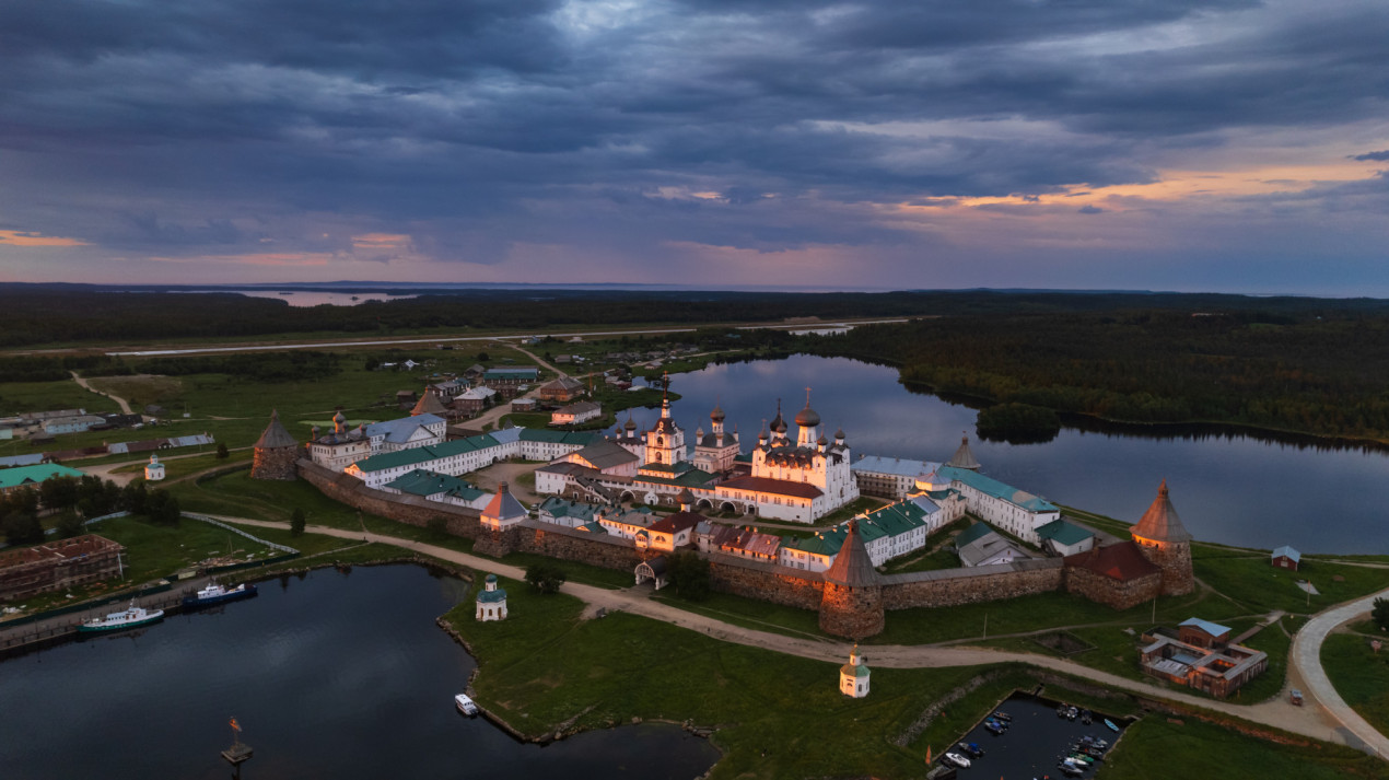 Вид на Соловецкий кремль. Фото: Александр Лукин, участник конкурса РГО 
