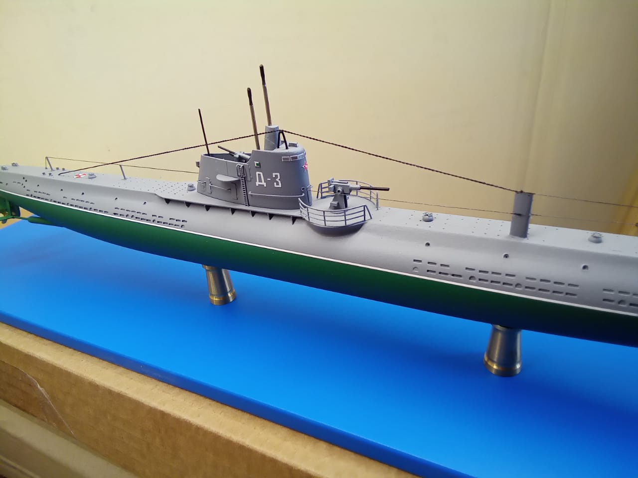 Модель подводной лодки Д-3. Фото: Денис Моисеев
