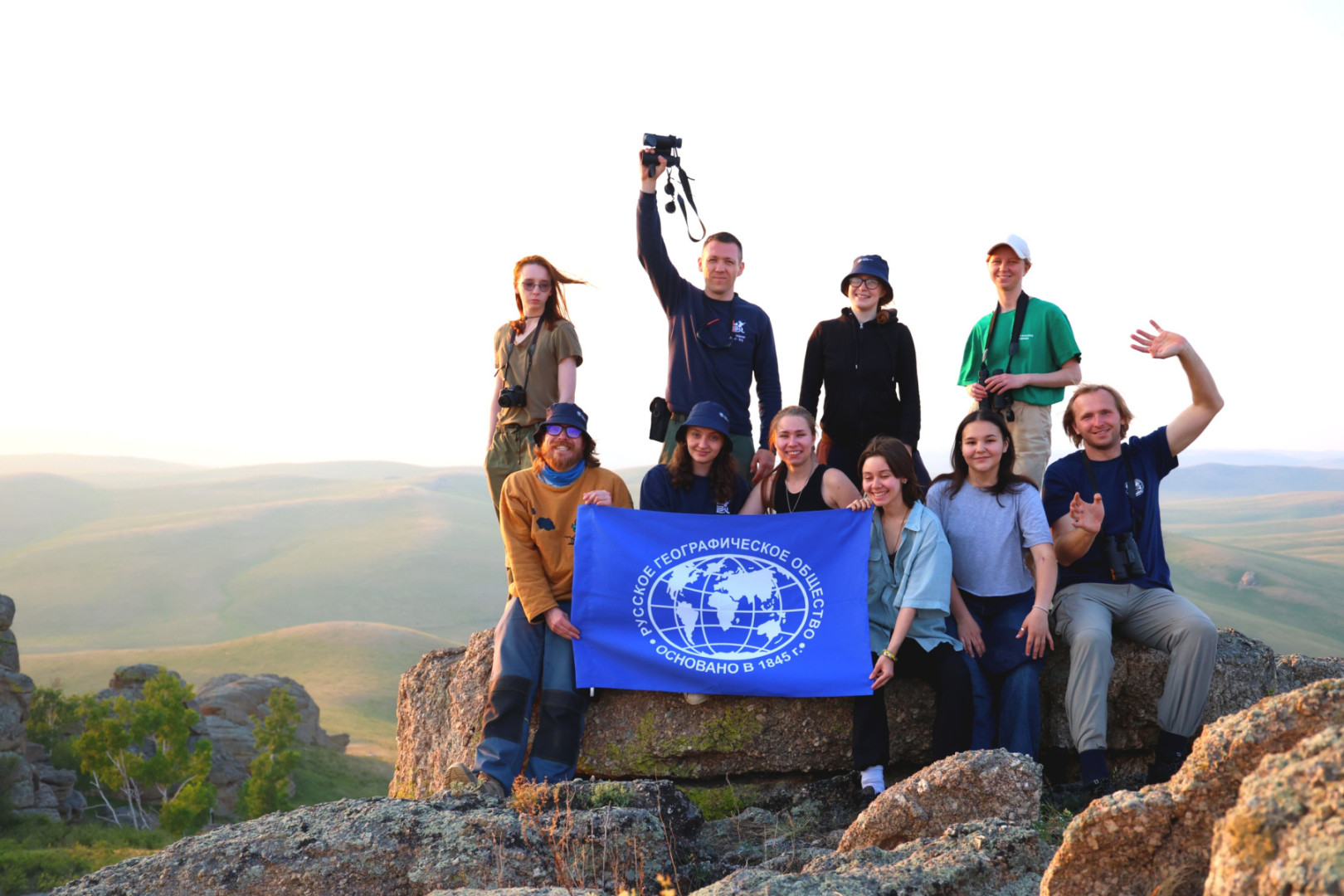 Участники проекта «Заповедное дело РГО». Фото: Дарья Мушкарина