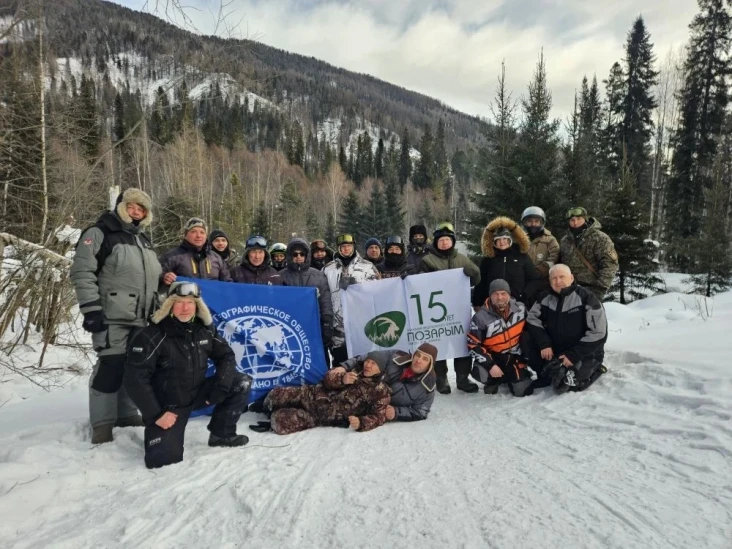 Участники экспедиции. Фото предоставлено заказником «Позарым имени Виктора Михайловича Зимина»