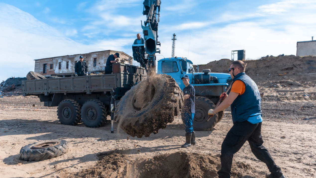 Участники экспедиции РГО в Хатанге, 2024 год. Фото: Георгий Широков 