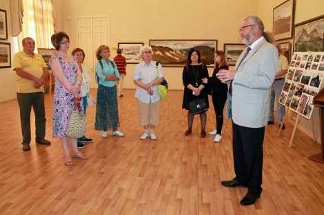 The author of the exhibition