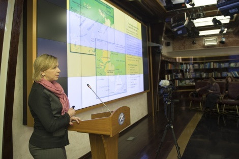 Irina Sokratova, Deputy Head of the Earth Sciences Department of the Presidium of the Russian Academy of Sciences. Photo by Nikolai Razuvaev