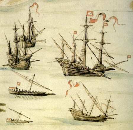 Корабли эпохи Великих географических открытий: каракки, каравеллы, галеоны и галеры. Фото: https://ru.wikipedia.org