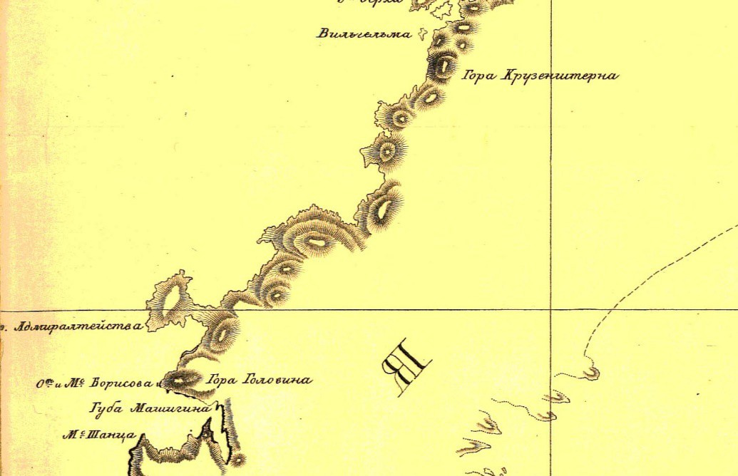 Фрагмент карты 1843 года