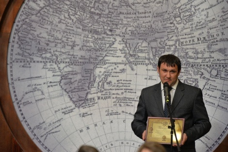 Director of the Voronezh Youth Club Mikhail Ovcharenko. Photo by the press service of the Society.