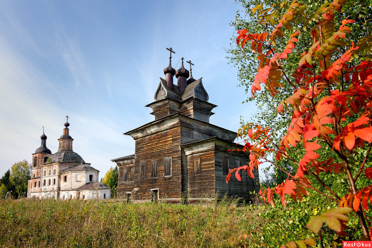 Пермогорье. Церковь Георгия Победоносца, 1665 г. Фото: туристский кластер «Северное Трёхречье»