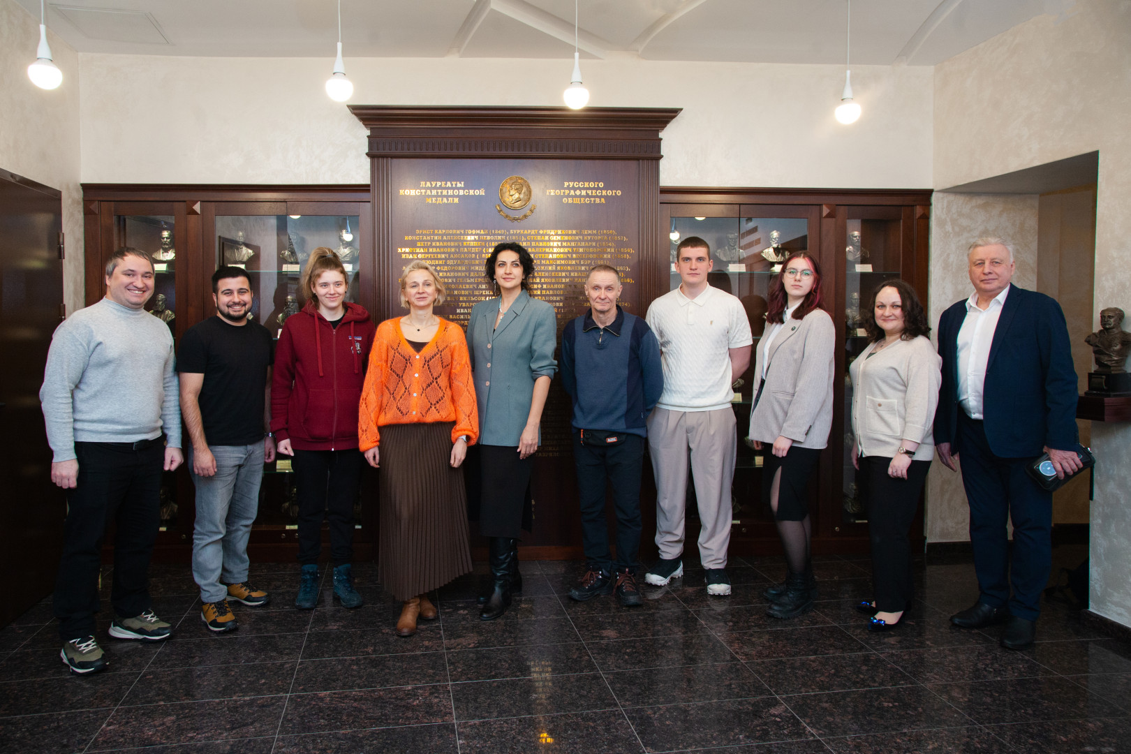 Участники семинара в Штаб-квартире Русского географического общества в Москве. Фото: пресс-служба РГО