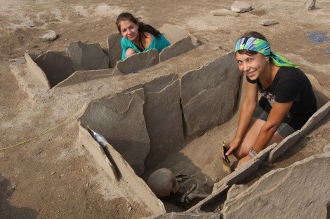 Burial remains. Photo is provided by members of the expedition.