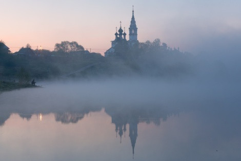 «In the light of the morning dawn.» Photo by Alexander Maretsky, the participant of the III photo contest «The most beautiful country»