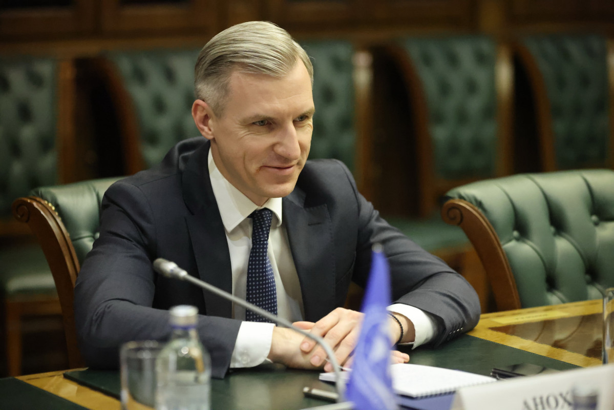 Губернатор Смоленской области Василий Анохин. Фото: пресс-служба РГО / Евгений Мессман