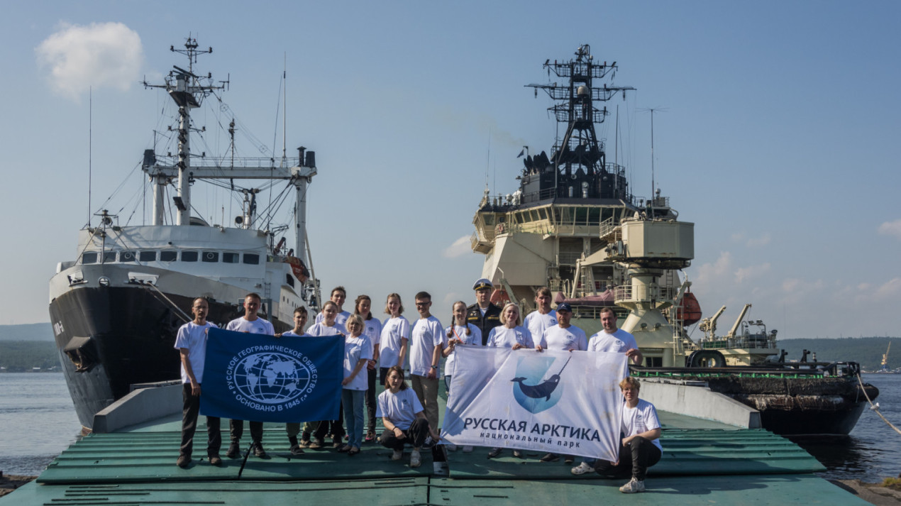 The start of the expedition in Murmansk. Photo: Vitaly Novikov