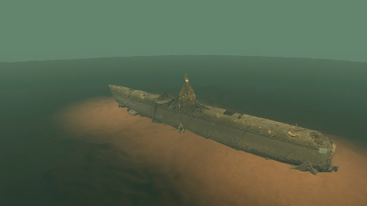 Цифровая копия советской подлодки М-49. Фото: пресс-служба Фонда «Люди моря» 