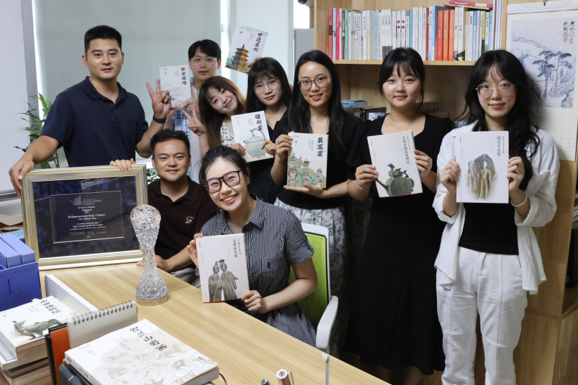 The staff of Xi'an Publishing House. Photo: Duan Xinyu