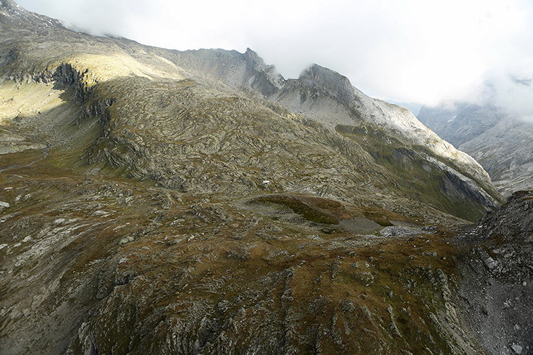Перевал Паникс. Аэросъемка. Фото: Ольга Рачковская