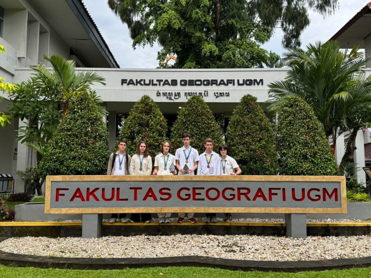 Russian schoolchildren at the geography olympiad in Indonesia. Photo: press service of the Ministry of Education of the Russian Federation