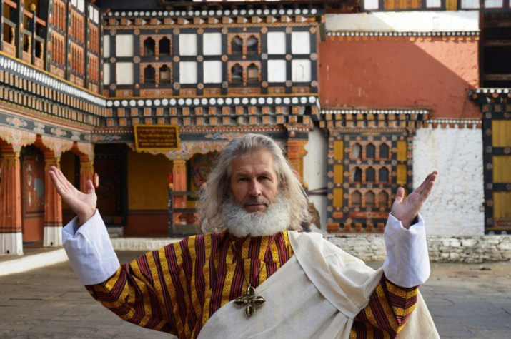 Евгений Ковалевский в Королевстве Бутан. Фото: Томское областное отделение РГО