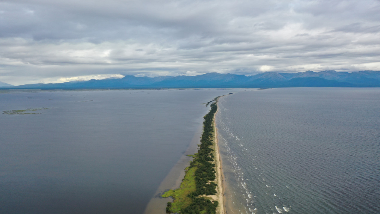 Песчаная коса острова Ярки. Фото: Андрей Супруненко, участник конкурса РГО 