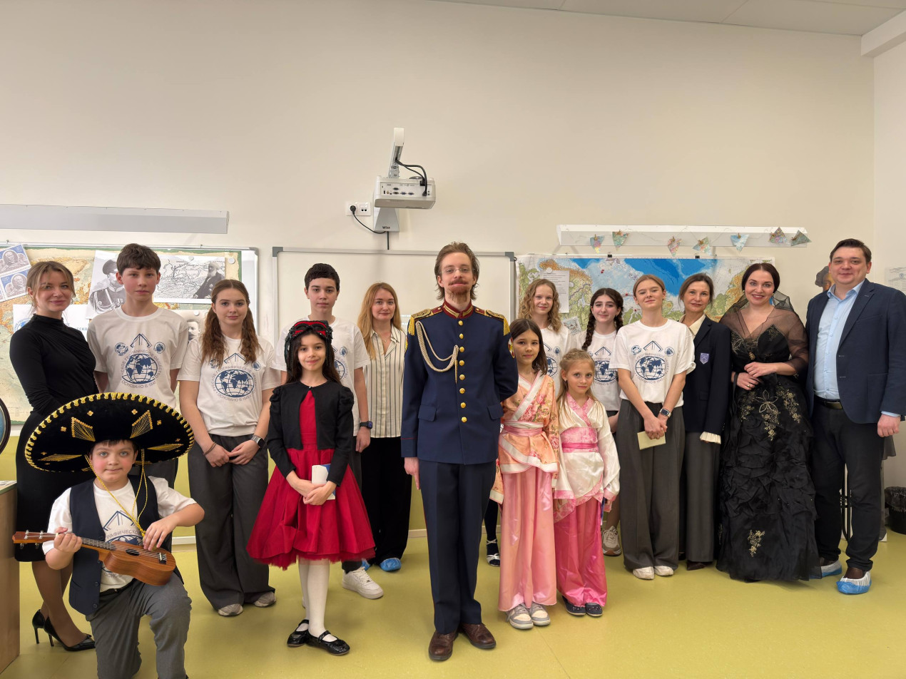 Участники проекта РГО «Классная география» в городе Химки. Фото: пресс-служба РГО