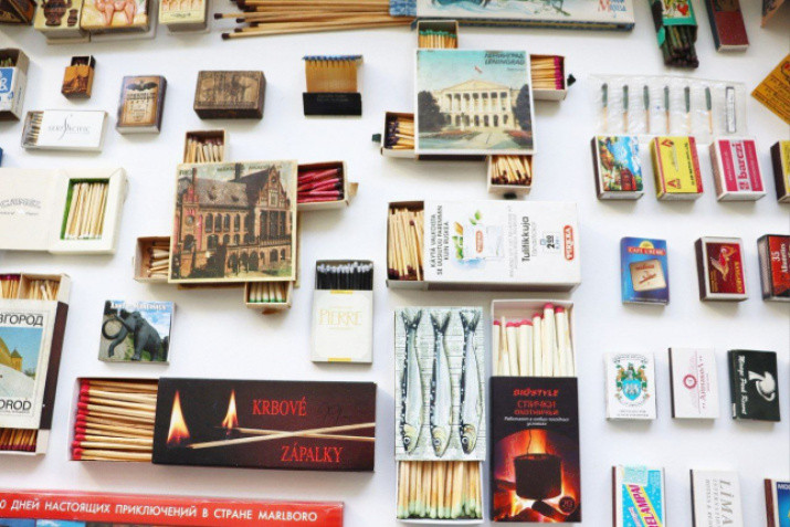 A collection of matches. Photo: Evgenia Gamova