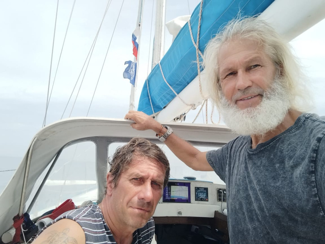 Stanislav Berezkin and Evgeny Kovalevsky. Photos of the expedition participants